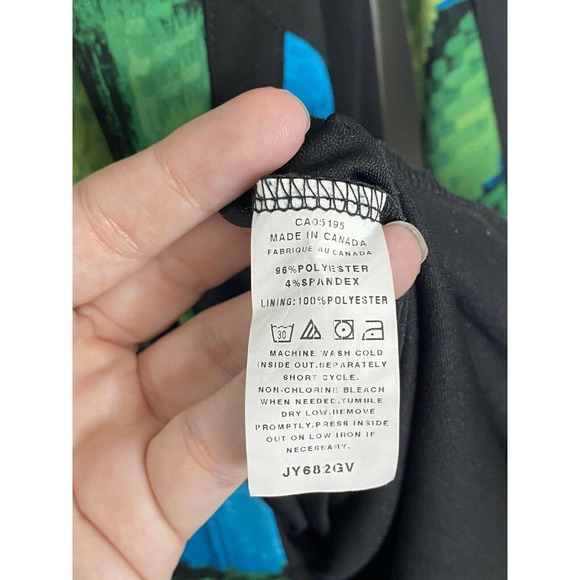 PICADILLY Women’s Multicolor TieDye Long Sleeve Knit Sheath Dress Size M E5 - Picture 4 of 5